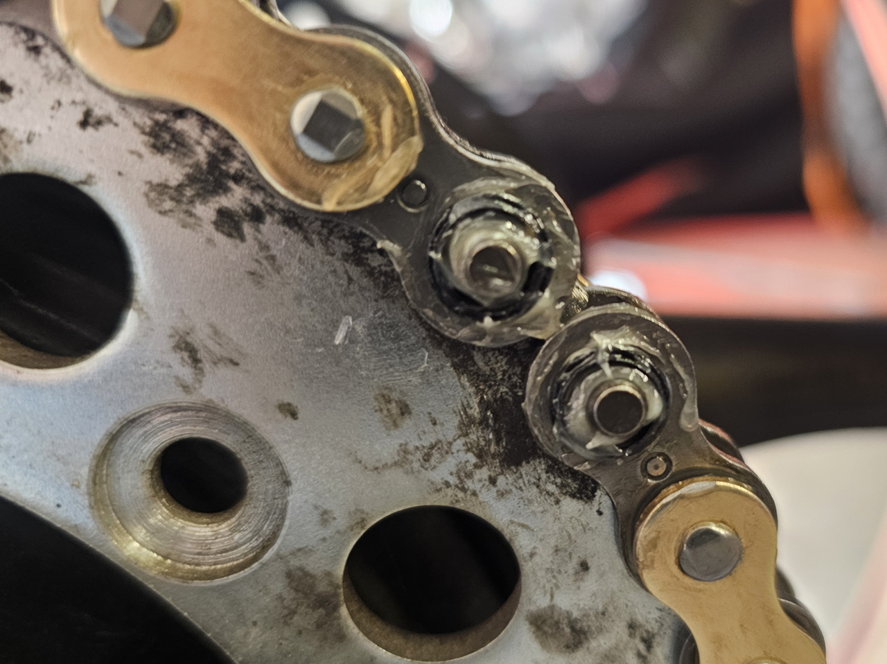 grease links master link oring xring lube