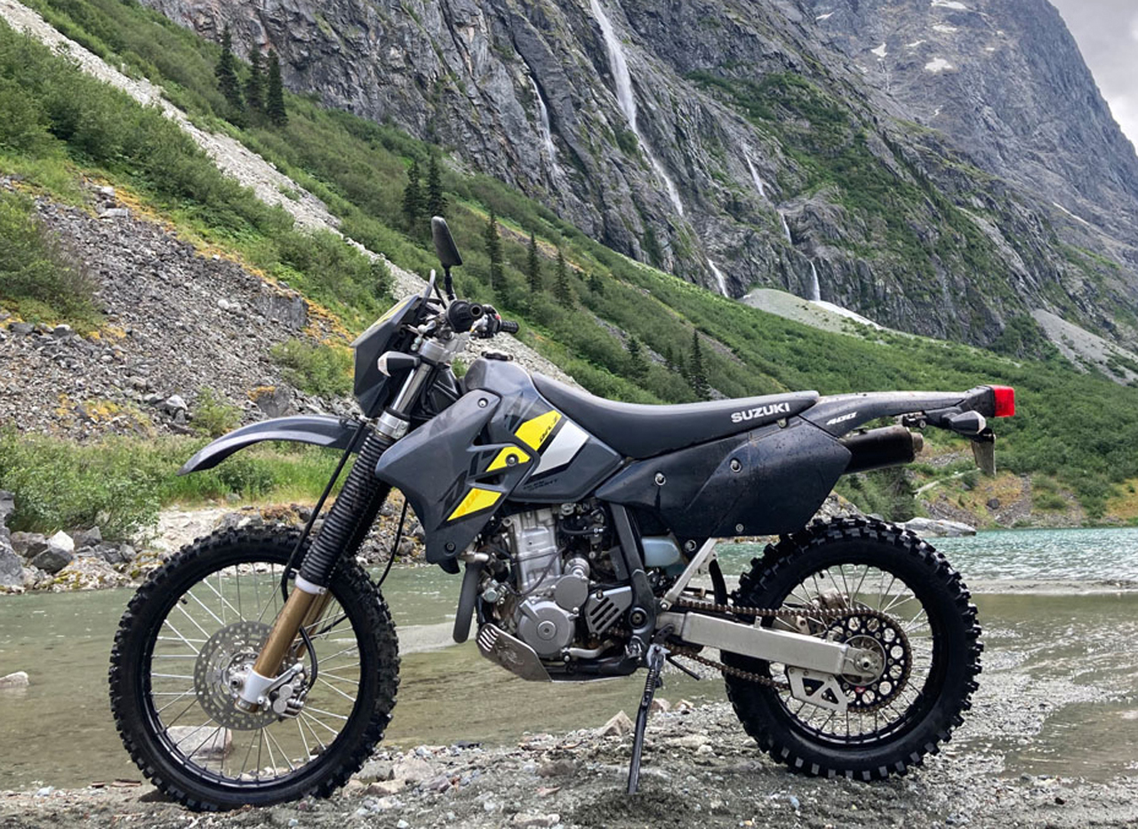 DRZ400 Mountain Top River Bed