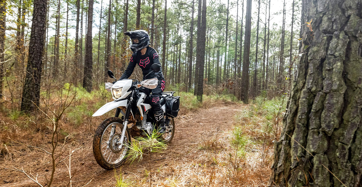 honda xr150l woods riding off road