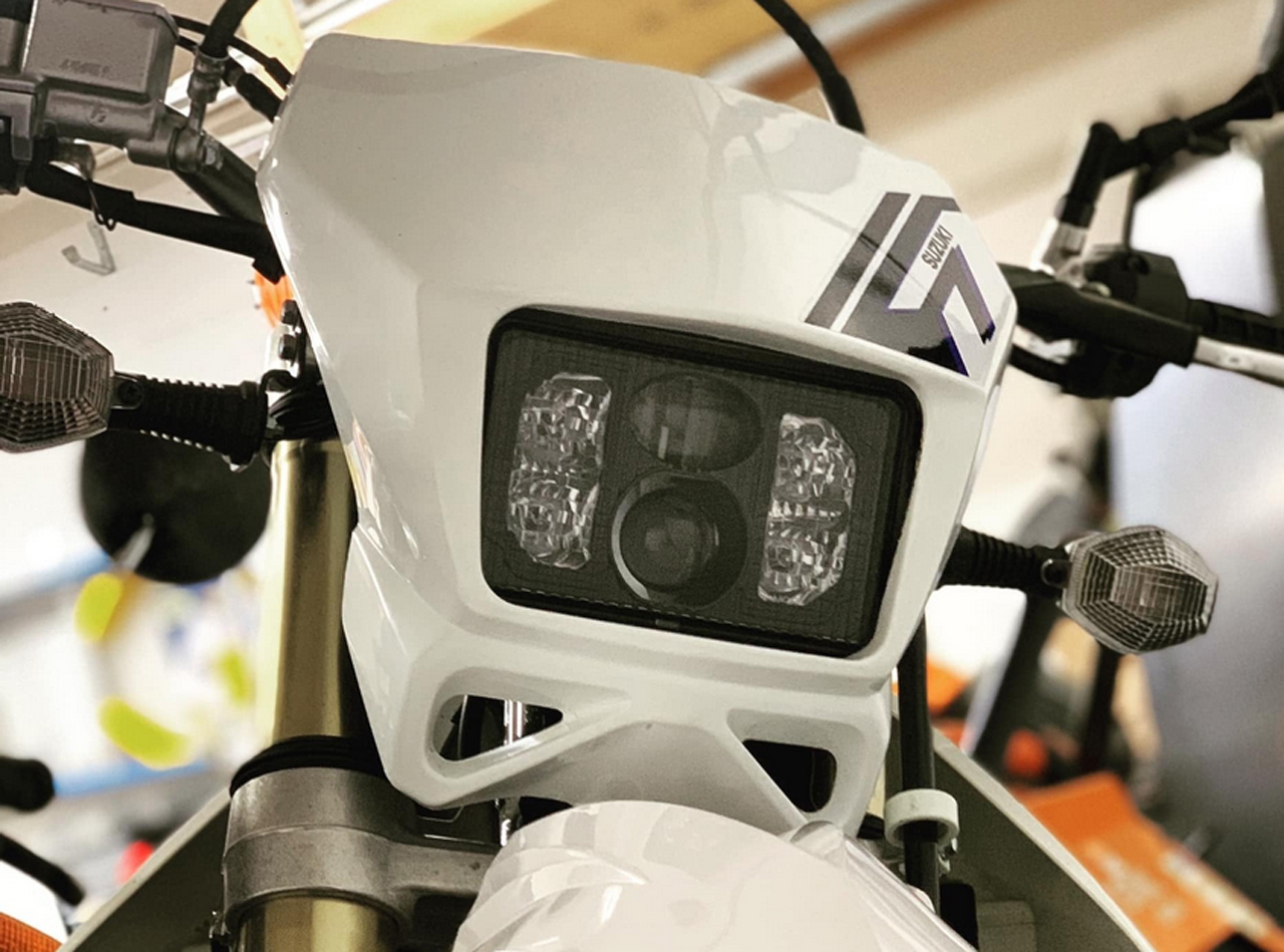 suzuki drz400 JNS Morimoto LED headlight kit