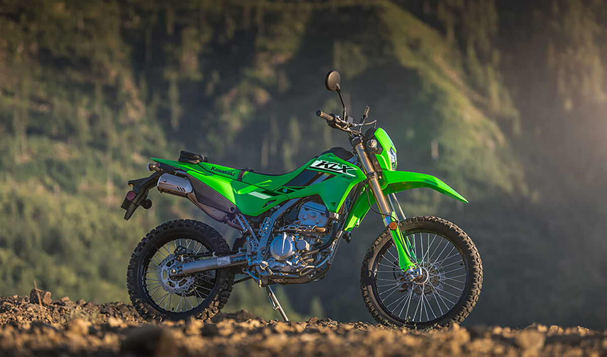 kawasaki klx300 mountain top dirt paradise