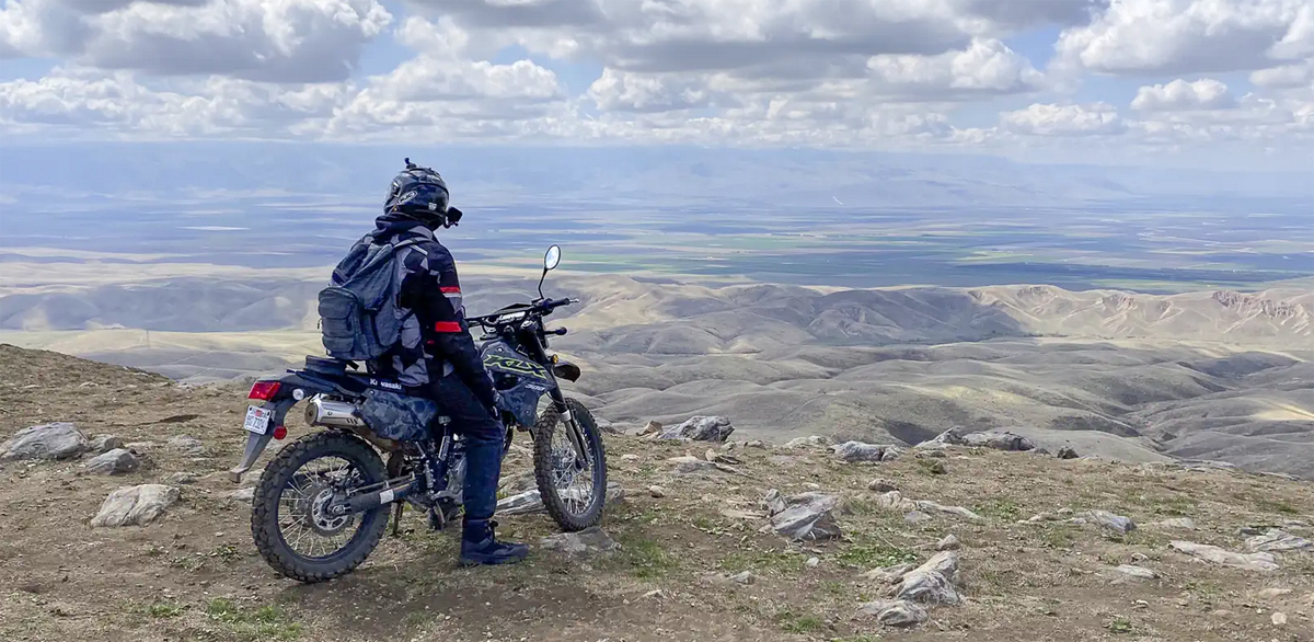 kawasaki klx300 top of the world adventure