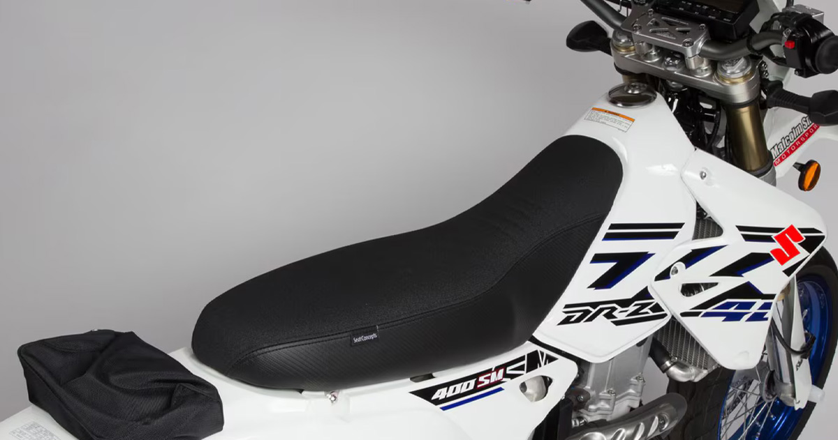 seat concepts drz400s drz400sm drz400 tall comfort saddle