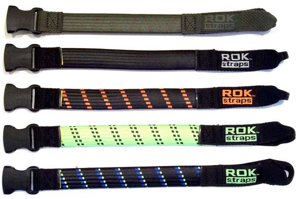 2pk Black/Blue ROK10305 Rok Straps Medium Duty Tie-Downs 5/8" 