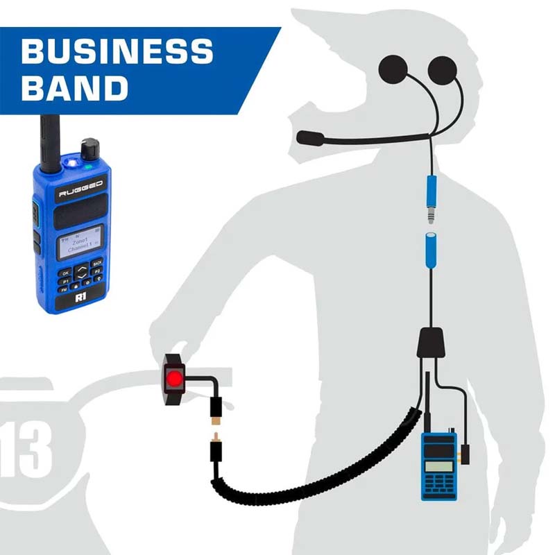 CONNECT BT2 Bluetooth Moto Kit with GMRS Radio